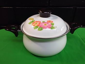 Amazon.co.jp: m2115 保管品 Sanko Ware ホーロー鍋2個セット